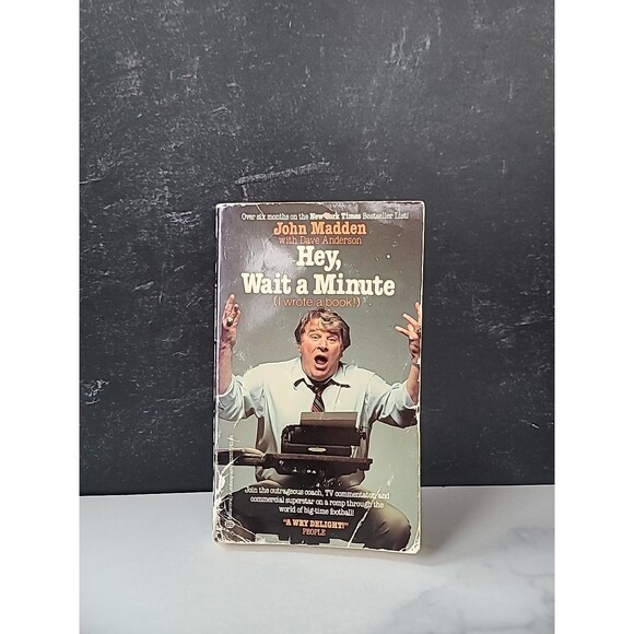 Hey, Wait a Minute : (I Wrote a Book!) by Dave Anderson and John Madden... - Picture 1 of 10